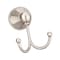 Elements Newbury Satin Nickel Double Robe Hook - Retail Packaged 2PK BHE3-02SN-R - alternate 1